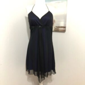 Speechless Women’s Elegant Black Halter Dress Size L